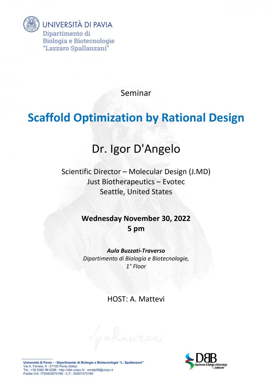 Locandina Seminario D'Angelo 30 Novembre 2022